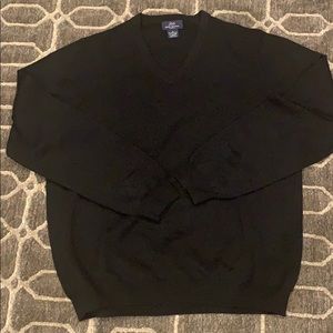 Brooks brothers merino wool v-neck men’s sweater